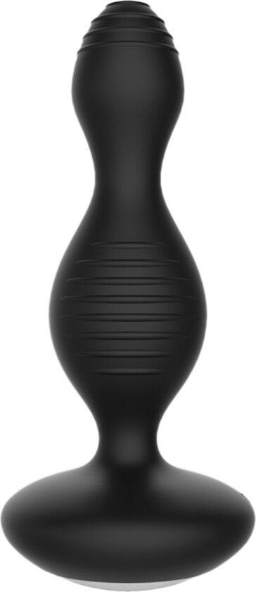 E-Stimulasjon Vibrerende Analplugg - Svart