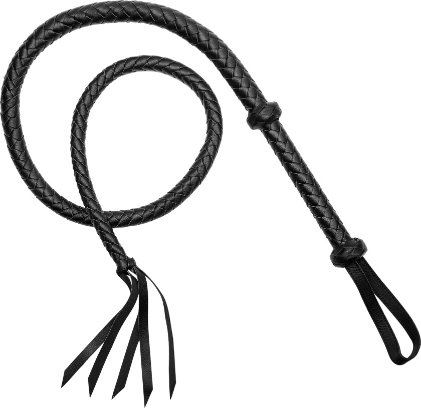 Tyrepisk i Kunstlær 155 cm - Svart