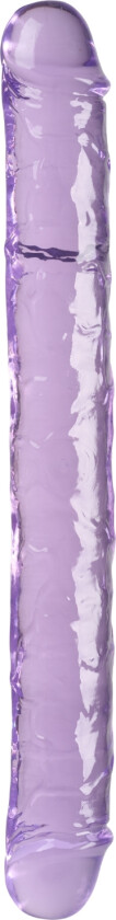 REALROCK Realistisk Dobbeltdildo 34 cm - Lilla
