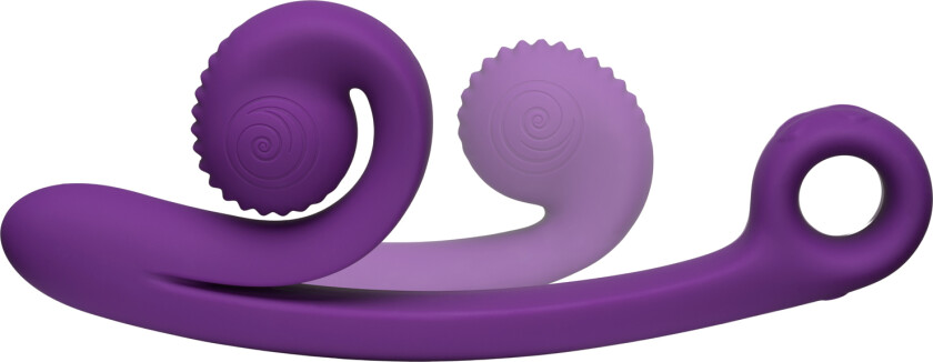 Curve Oppladbar Dual Stimulator - Lilla