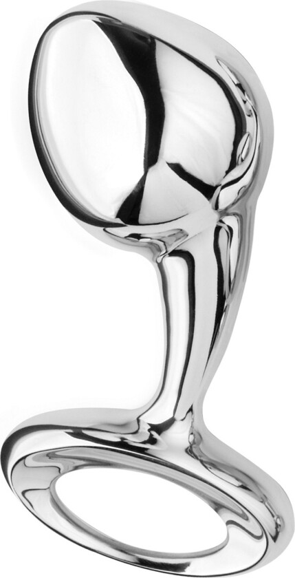 Pure Stål Analplugg Large     - Sølv