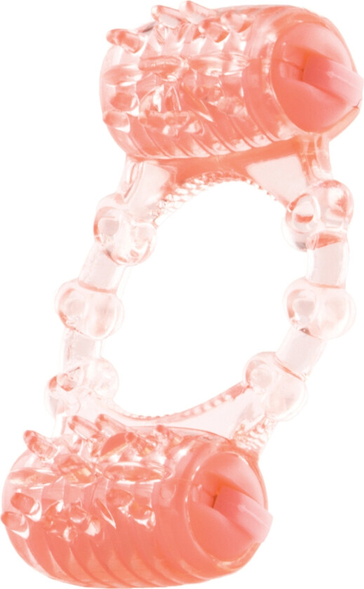 TwoO Dobbel Vibrerende Penisring - Oransje