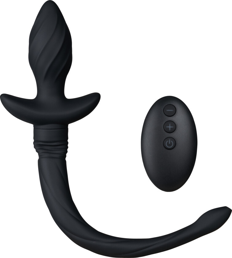 Puppy Play Buttplug med Hale - Svart