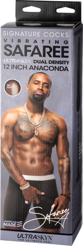 Safaree Samuels Anaconda Vibrerende Dildo - Brun