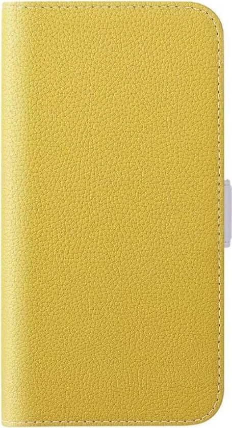 Samsung Galaxy A24 PU Litchi Skin Flip Deksel med Magnetisk Luk - Gul