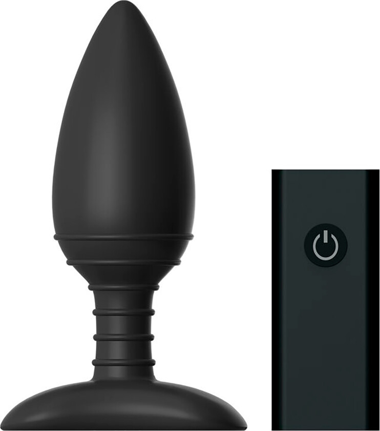 Ace Medium Fjernbetjent Oppladbar Anal Vibrator   - Svart