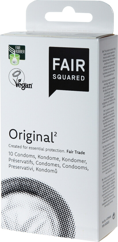 Original Veganske Kondomer 10 stk   - Klar