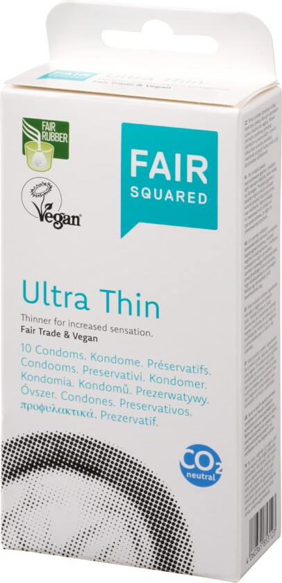 Ultra Thin Veganske Kondomer 10 stk   - Klar