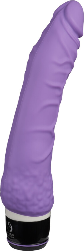 Vanntett Silikon Dildovibrator Lilla - Lilla