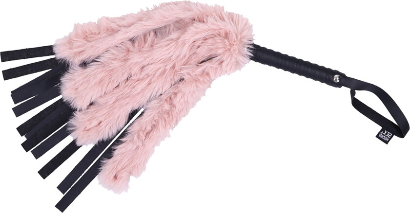 Brat Flogger i Imitert Skinn - Lyserosa