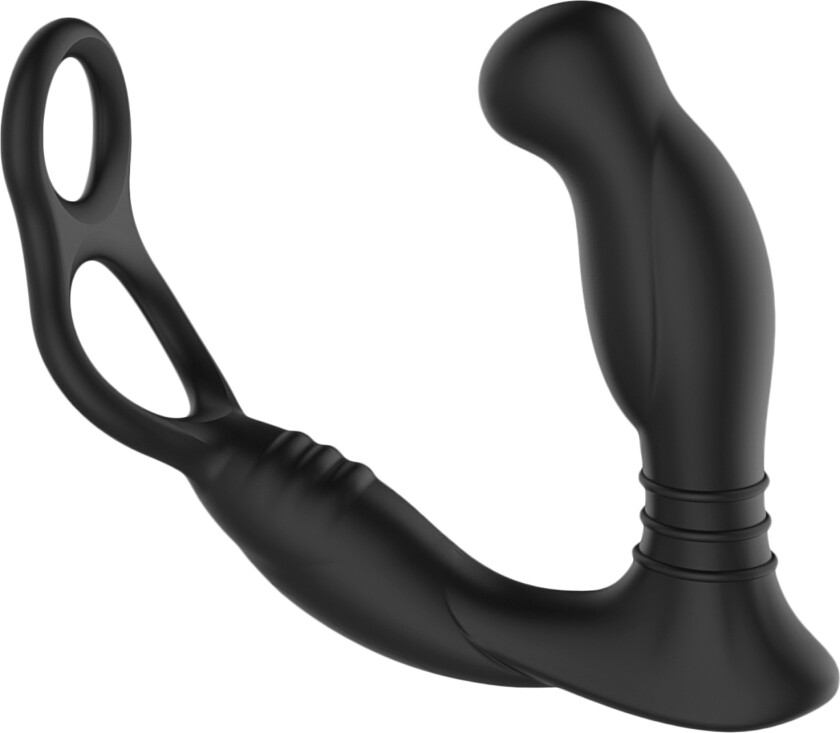 Simul8 Prostata Vibrator med Penisring    - Svart
