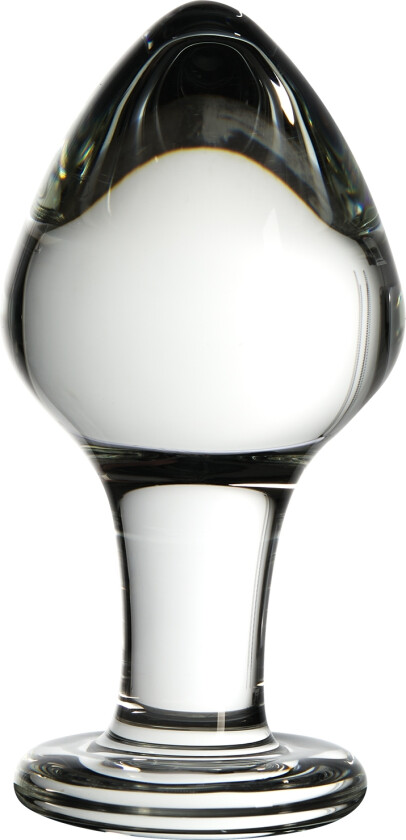 No 25 Analplugg i Glass - Klar