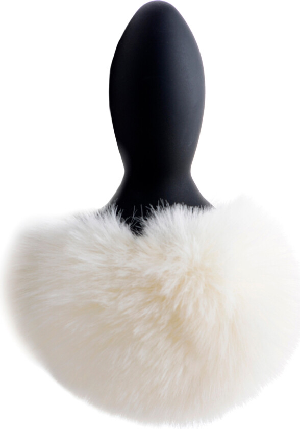 Bunny Tail Analplugg - Hvit