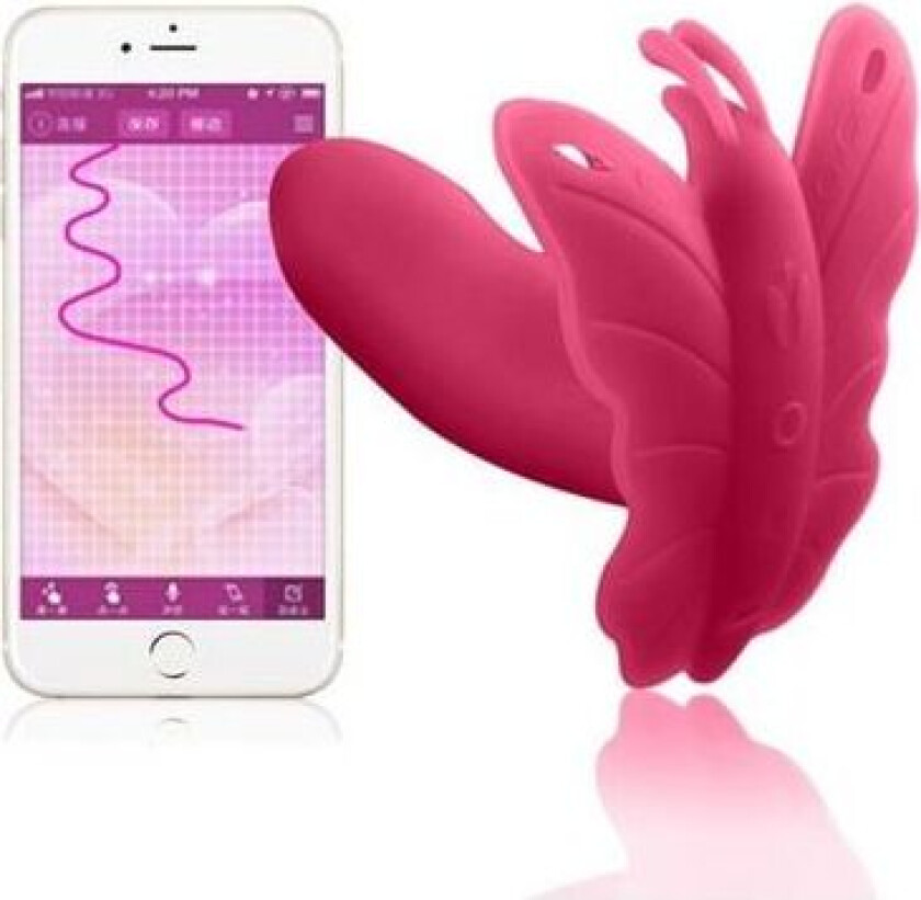 Lydia I Smart Butterfly Vibe Vibrator - Rosa