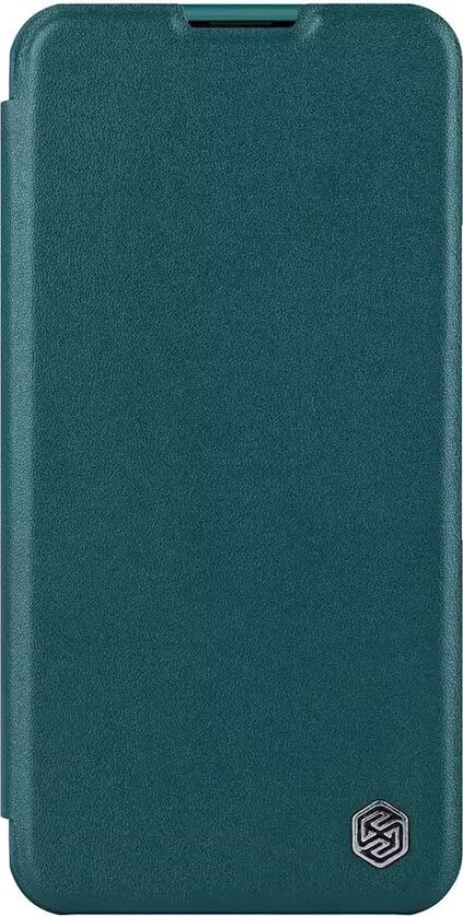 iPhone 14 Plus Qin Pro Skinn Flip Deksel - Grønn