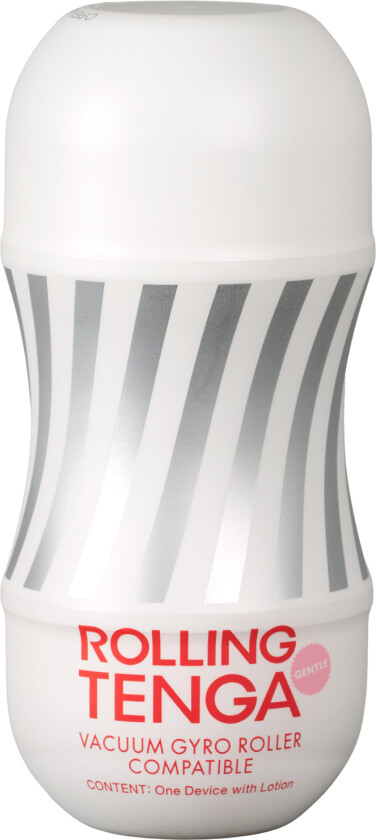 Rolling Gyro Gentle Vacuum Cup Masturbator   - Hvit