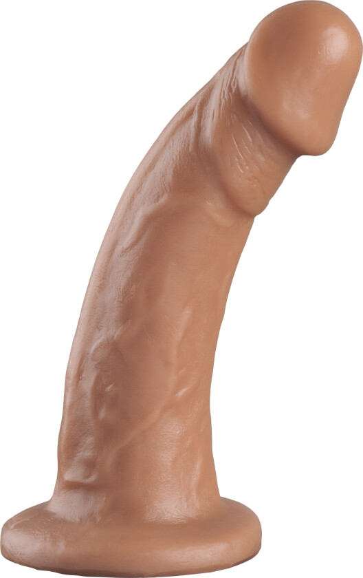 Mustang VixSkin Dildo med Sugekopp 18 cm   - Lysebrun