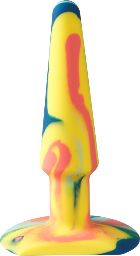 A-Play Groovy Sunrise Analplugg 12,8 cm - Forskjellige farger