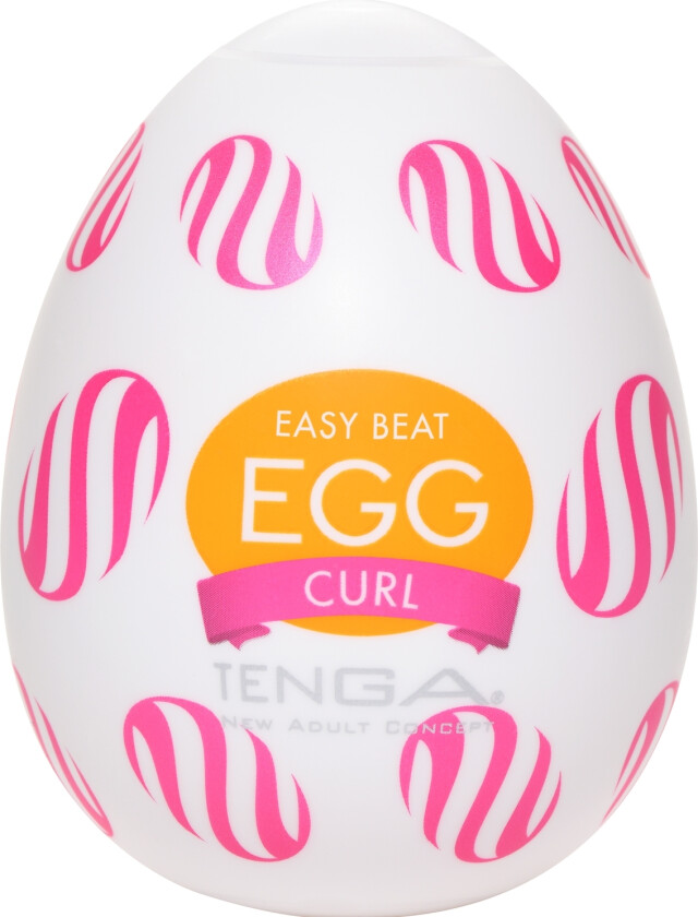 Egg Curl Masturbator       - Hvit