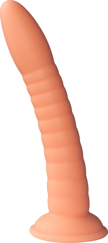 Platinum Wild Thing Peach Dildo med sugekopp 17,2 cm - Oransje