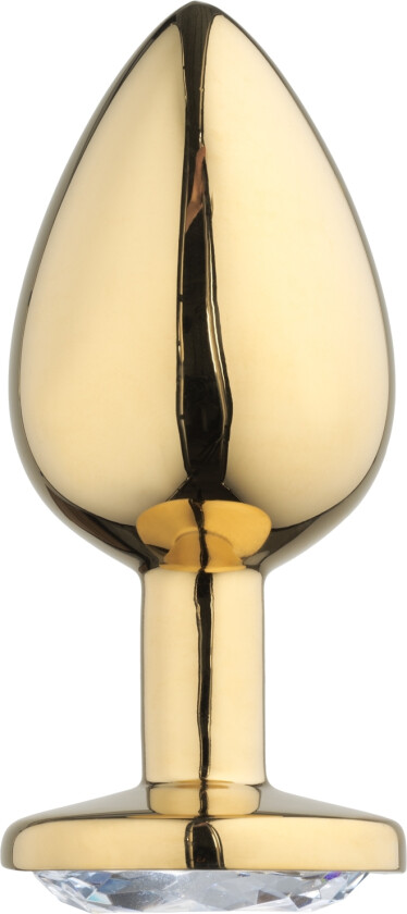 Stor Juvel Analplugg - Gull