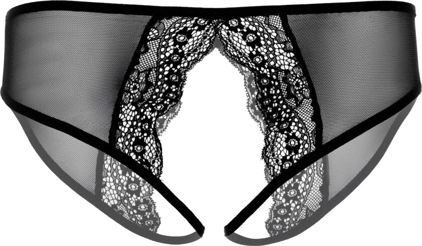 Angel Naughty Truse med fransk åpning - Svart - S/M