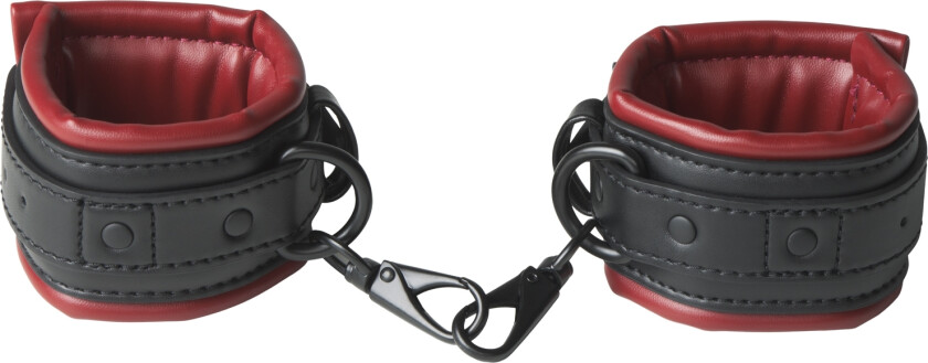 Saffron Imitert Lær Mansjetter - Rød