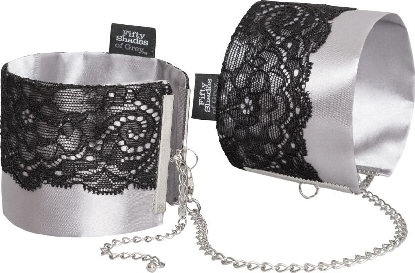 Fifty Shades Of Grey Play Nice Sateng Håndleddsmansjetter - Grå