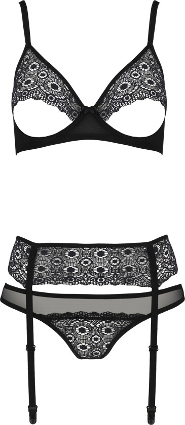 ECO Zinnia Peekaboo-sett - Svart - 2XL/3XL