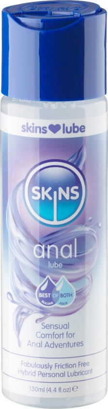 Sensual Comfort Hybrid Silikon- og Vannbasert Analt Glidemiddel 130 ml - Klar
