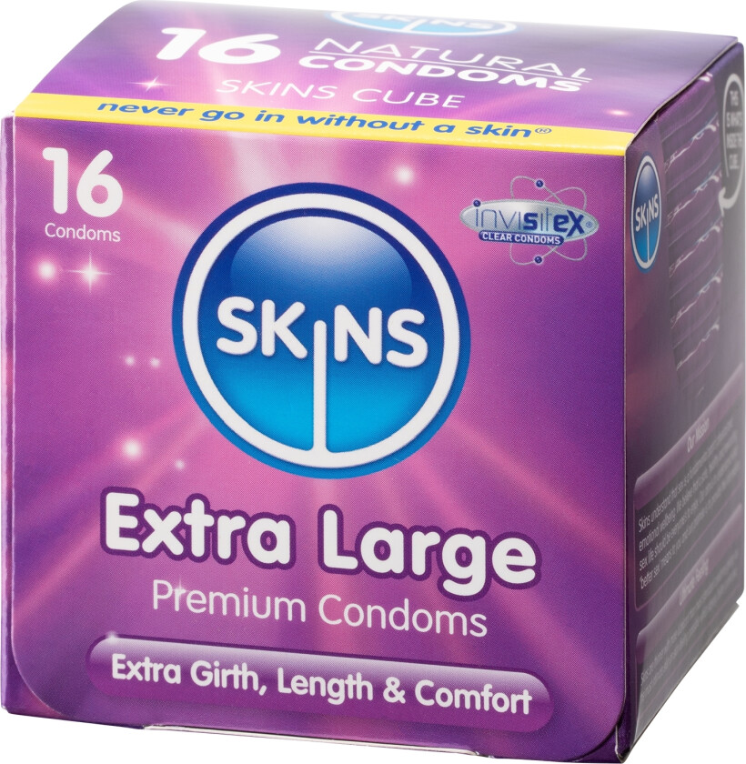 Extra Large Kondomer 16 stk.    - Klar
