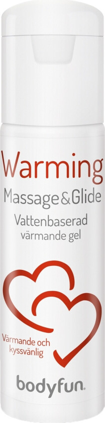 Warming Massasje og Glidemiddel 100 ml - Klar