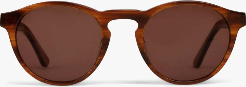 Solbriller +2 - Trondheim Shiny Walnut - Luxreaders