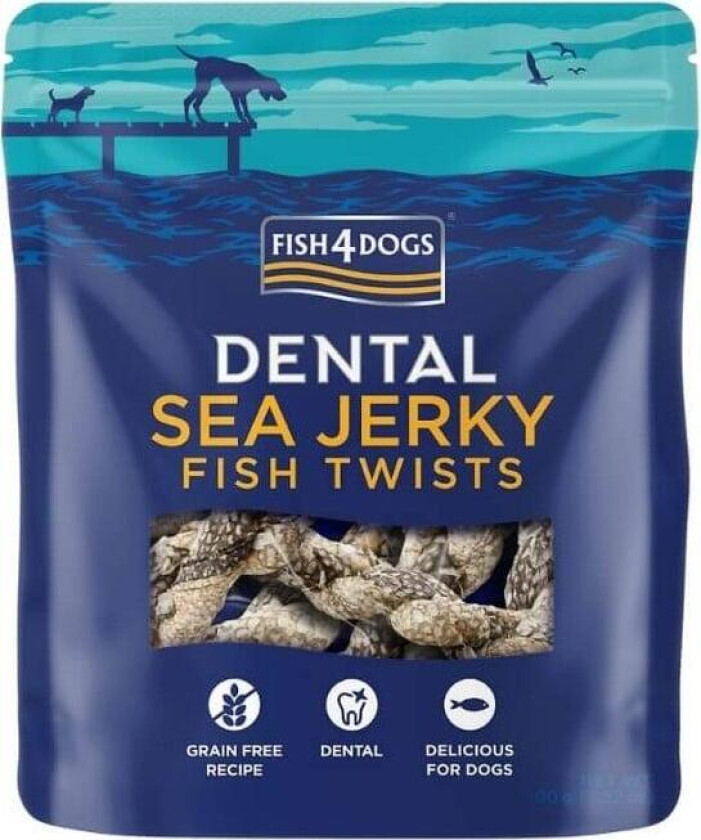 Dental Sea Jerky Fiskefletter 100 g