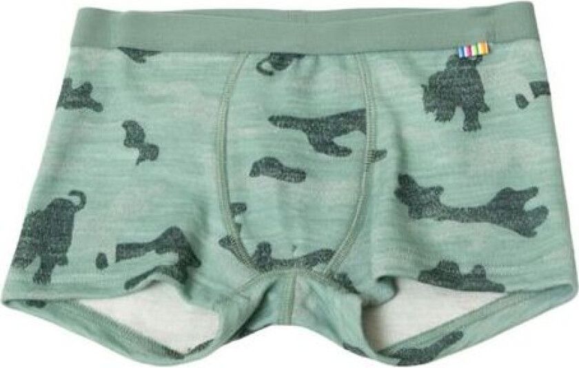 - Boxer Ull og Bambus Green AOP