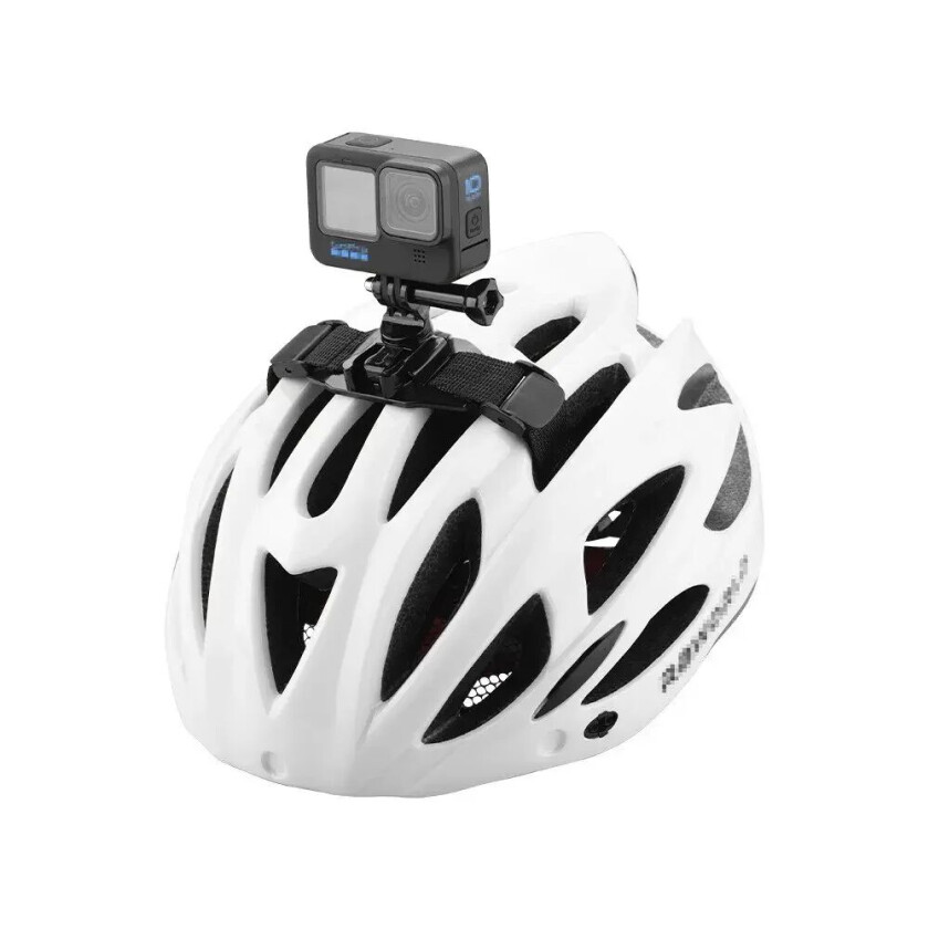 GoPro 4 - 11 Sykkelhjelm Stropp med holder - Sort