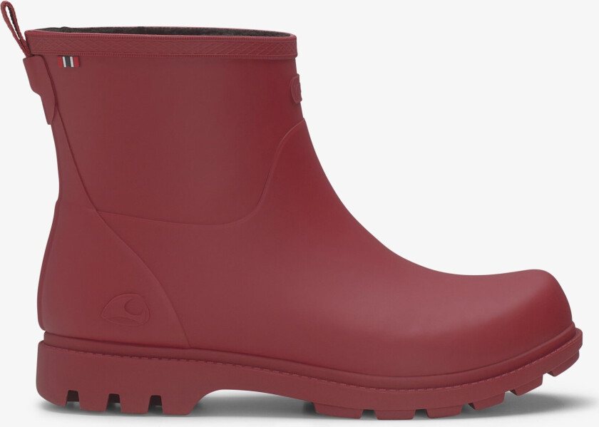 Noble Warm Dark Red Rubber Boot