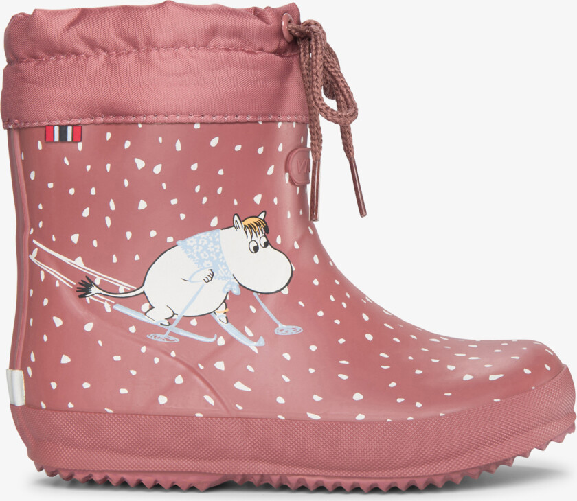 Alv Indie Warm Moomin Kids Rubber Boots Pink