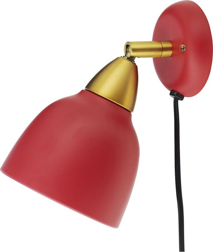 Urban vegglampe kort arm Raspberry red