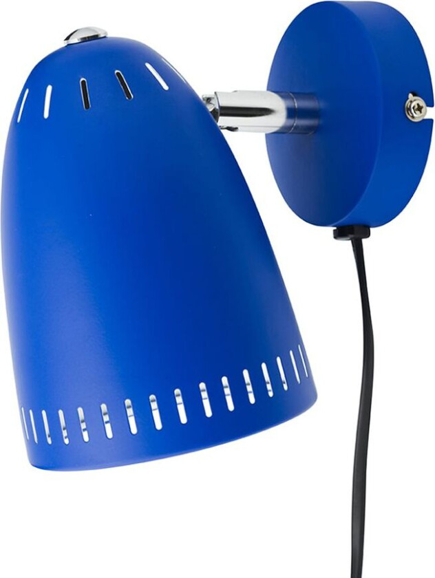 Dynamo vegglampe kort arm Reflex blue
