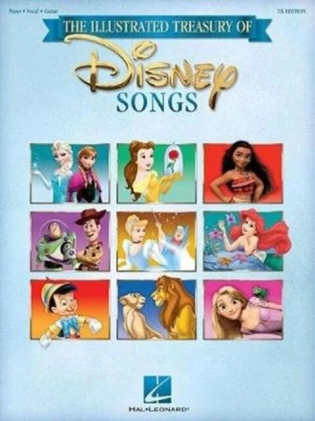 DISNEY SONGS ILLUSTRATED TREASURY av HAL LEONARD