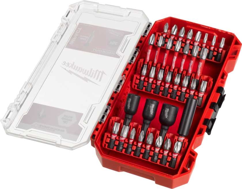 Slagbitsæt Shockwave Impact Duty, 35 dele