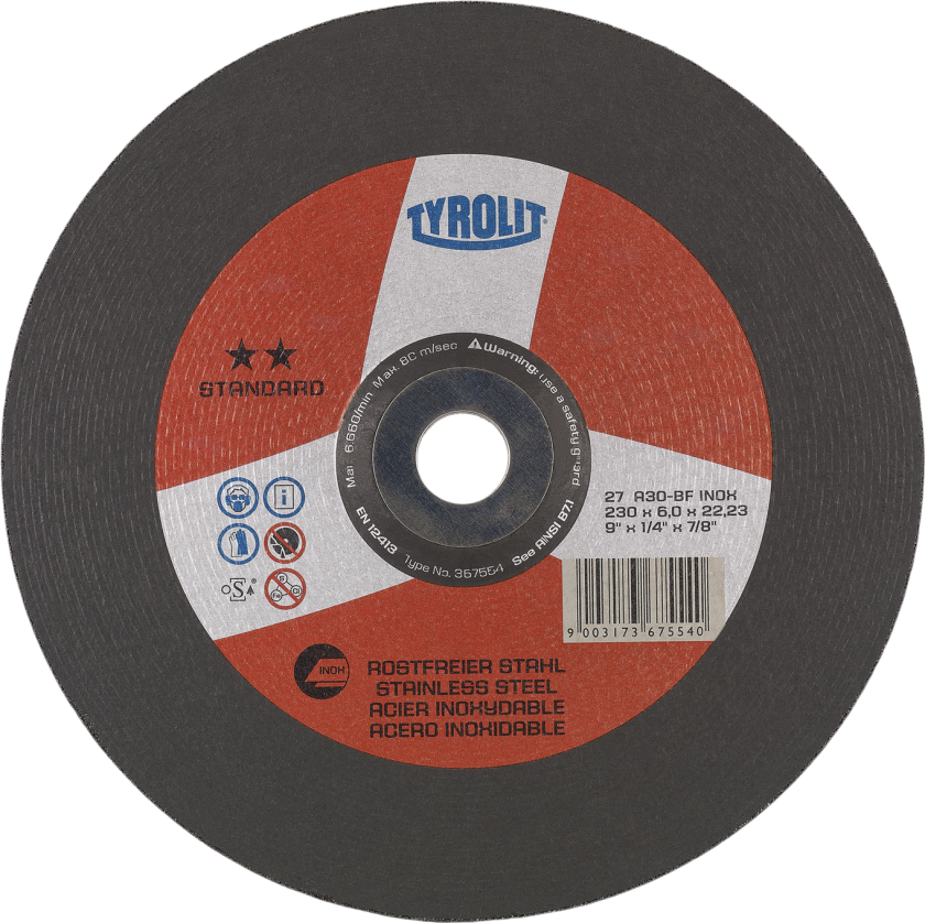 Skrubskive Standard 27X ø230Ã8 A30R-BFINOÃ