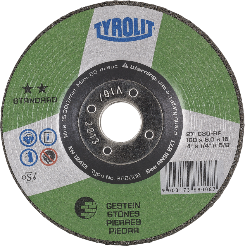 Skrubskive Standard 27X ø125Ã6 C30S-BF