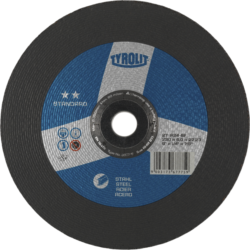 Skrubskive Standard 27X ø150Ã6 A24S-BF