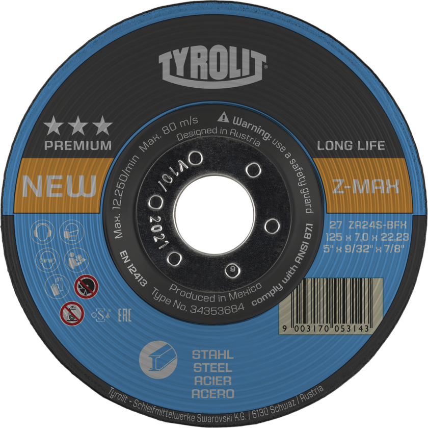 Skrubskive Premium 27E ø230Ã4 ZA24S-BFX