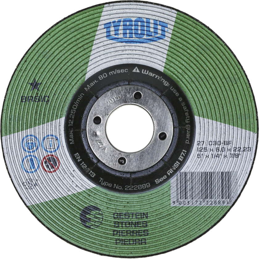 Skrubskive Basic 27C ø230Ã6 C30S-BF