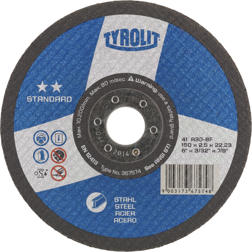 Skæreskive Standard 41X ø178Ã3 A30S-BF