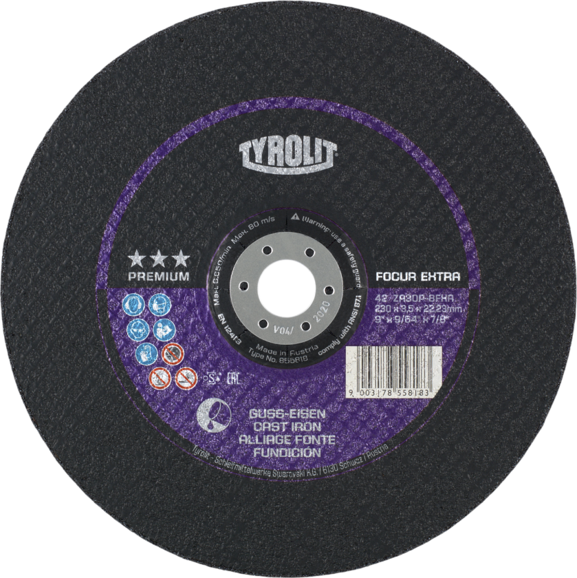 Skæreskive Premium 42F ø230Ã3 ZA30P-BFXA