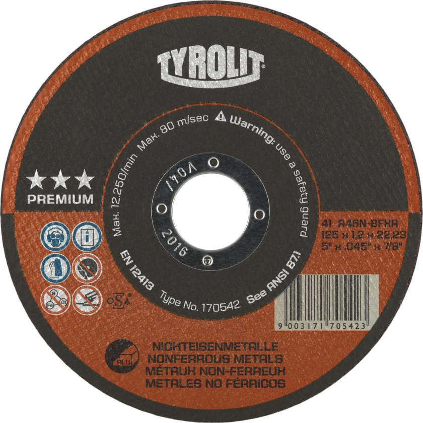 Skæreskive Premium 42F ø125Ã2,5 A30N-BFXA